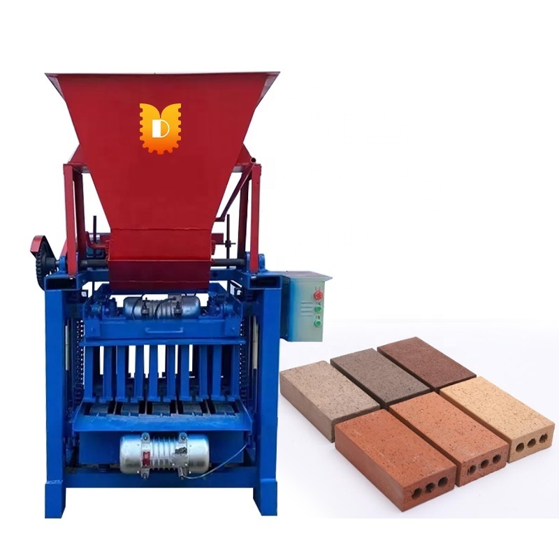 Low Price Small Clay And Mud Cement Brick Press Moulding Machinery Red Brick Making Machine In Cameroon Zimbabwe Dubai Brazil