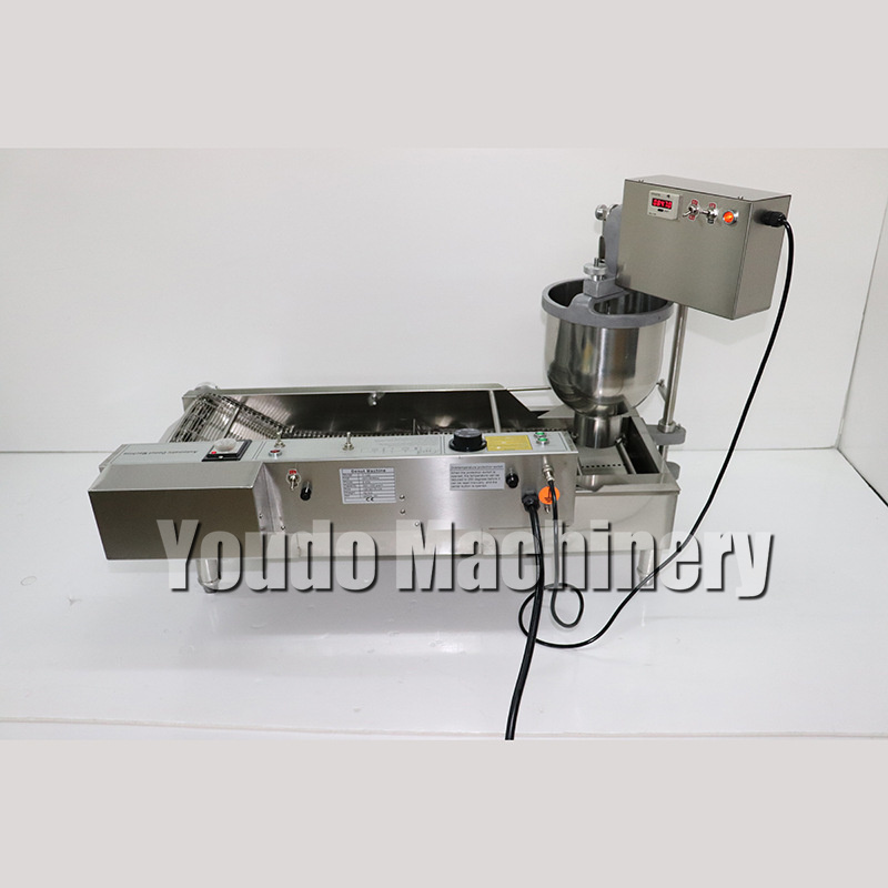 Fully Automatic Electric Commerical Ball Shape Mini Donut Fryer And Doughnut Frying Maker No Hole Donut Making Machine