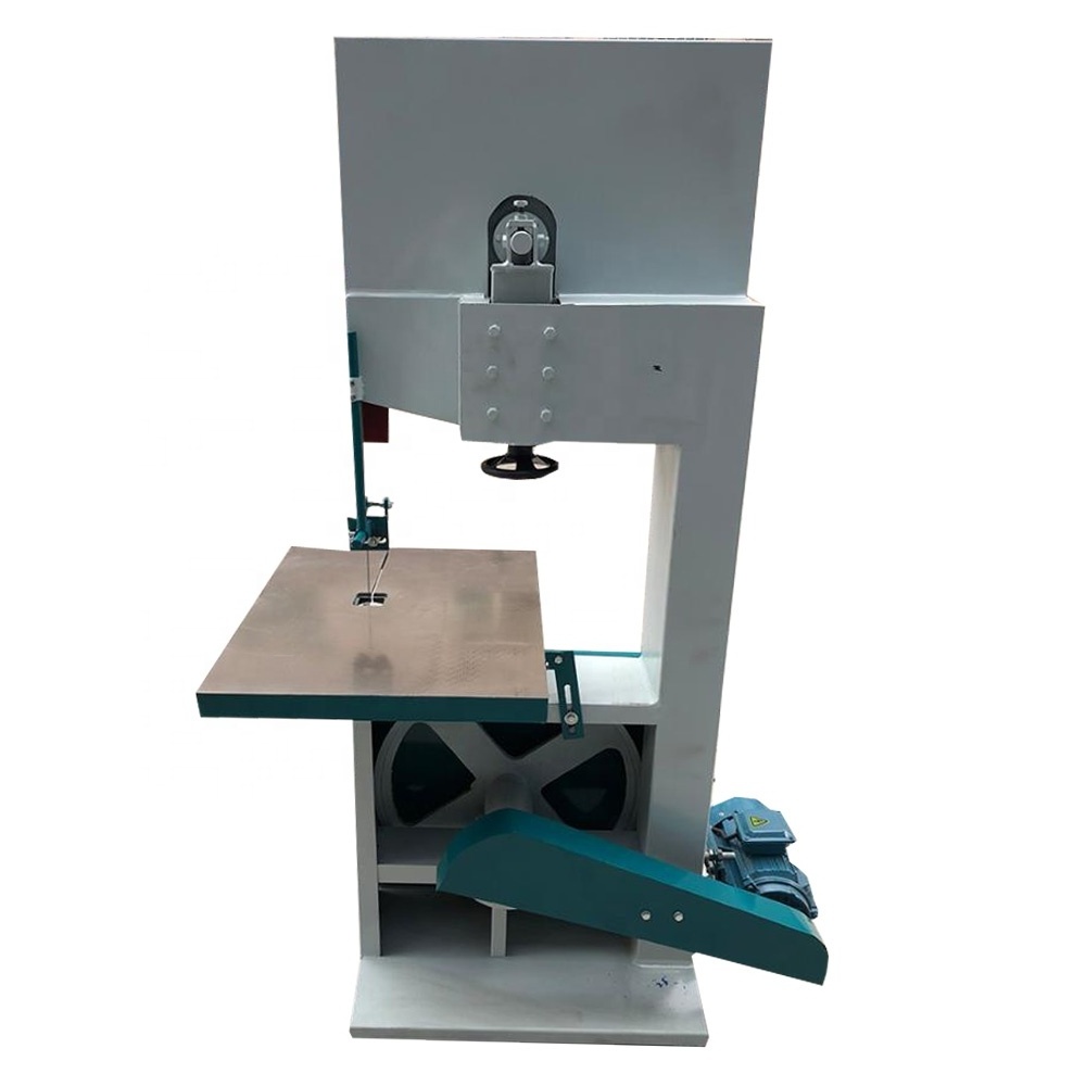 Semi automatic wood cutting band saw machine