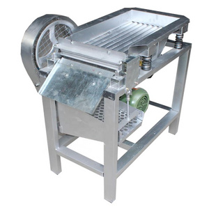 hot sell pea sheller/soybean shell removing machine for farm use/small capacity bean sheller machine