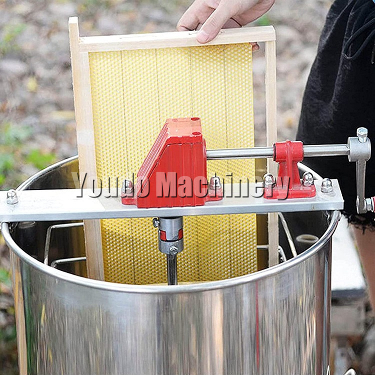 3 Frames 3 Frames Wax And Honey Separator Machine Clear Honey Extractor For Trade