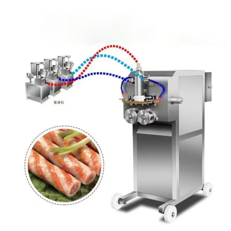 Multi-function Crab roe sticks maker machine Grilled fish sticks forming machine stuffing Crab stick machine