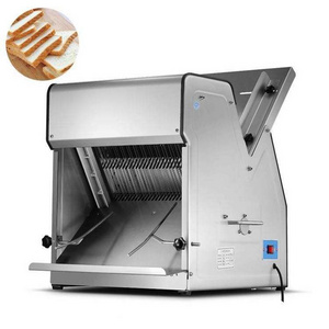 Low Price Stainless Steel Commercial Loaf Toast Bread Cutters Slicer Bakery Shop Homemade Automatic Adjustable Bread Slicer