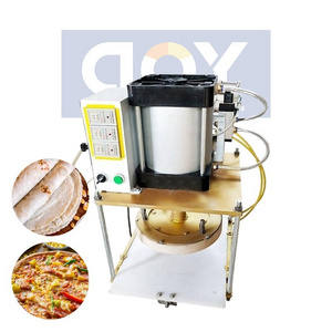 Thickness Adjustment Pie Crust Making Machine Round Shape Naan Tortilla Pizza Making Machine