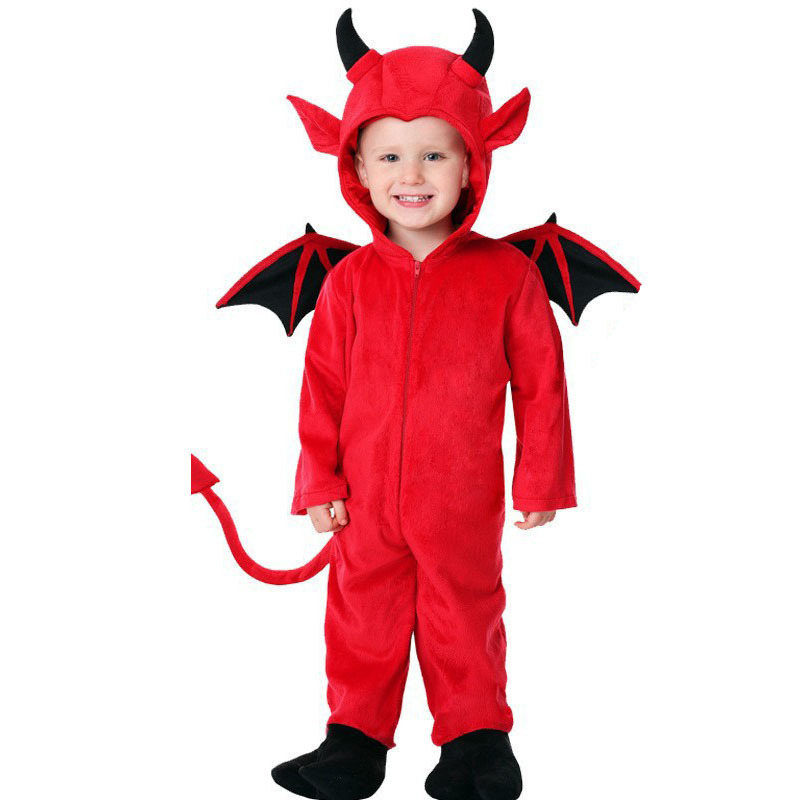 Costumes red Leather Red Devil Bat Cloak Performance Clothing