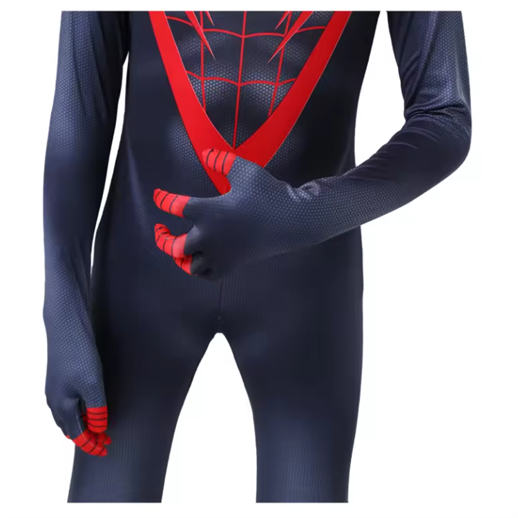 Black Spiderman Costume Halloween Spider Cosplay Party Costume Spiderman Costume