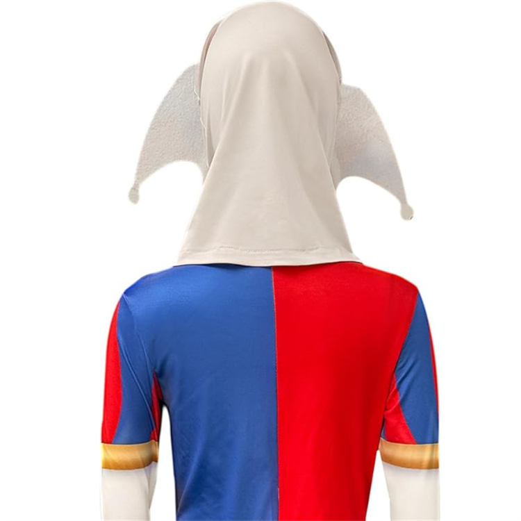 Kids Pomni Digital Circus Halloween Cosplay Costume Outfit Digital Circus Costume