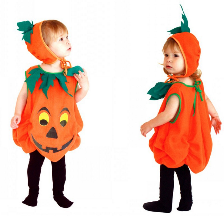 Pumpkin costume for Halloween children's show costume party role play pumpkin Costume