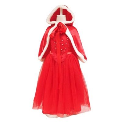 Princess Elsa Dresses Children'S Santa Costumes Dresses Christmas Girls Dresses