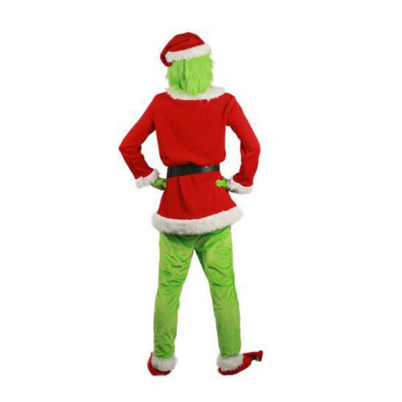 Cosplay Christmas Party  Green Hair Monster Clothes set Green Hair Monster  Costume