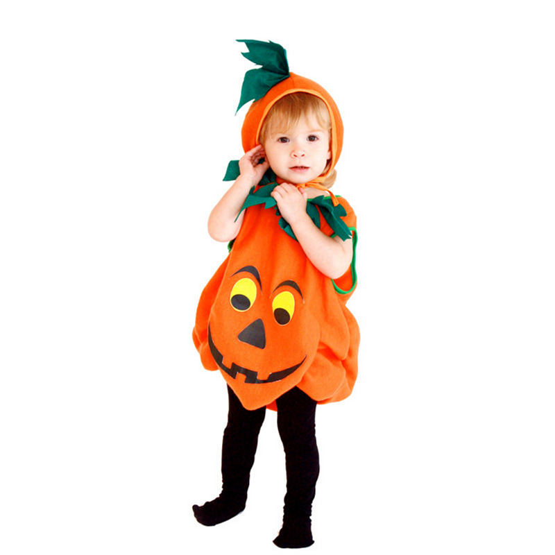 Factory Direct Sales Yellow Cotton with Hood Cute Mascot Costume Pumpkin for Halloween