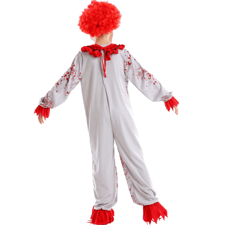 Butcher Clown Terror Costume Clown Jumpsuits Halloween Cosplay Clown Costume for Party