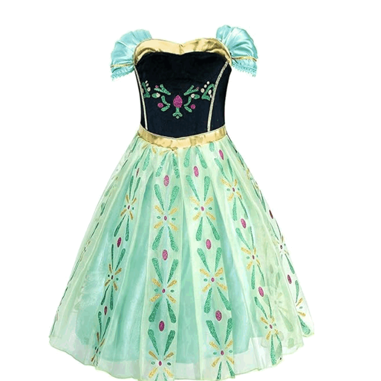 Kids Girls Princess Dress Costume Halloween Cosplay Dance Dress Princess Costume