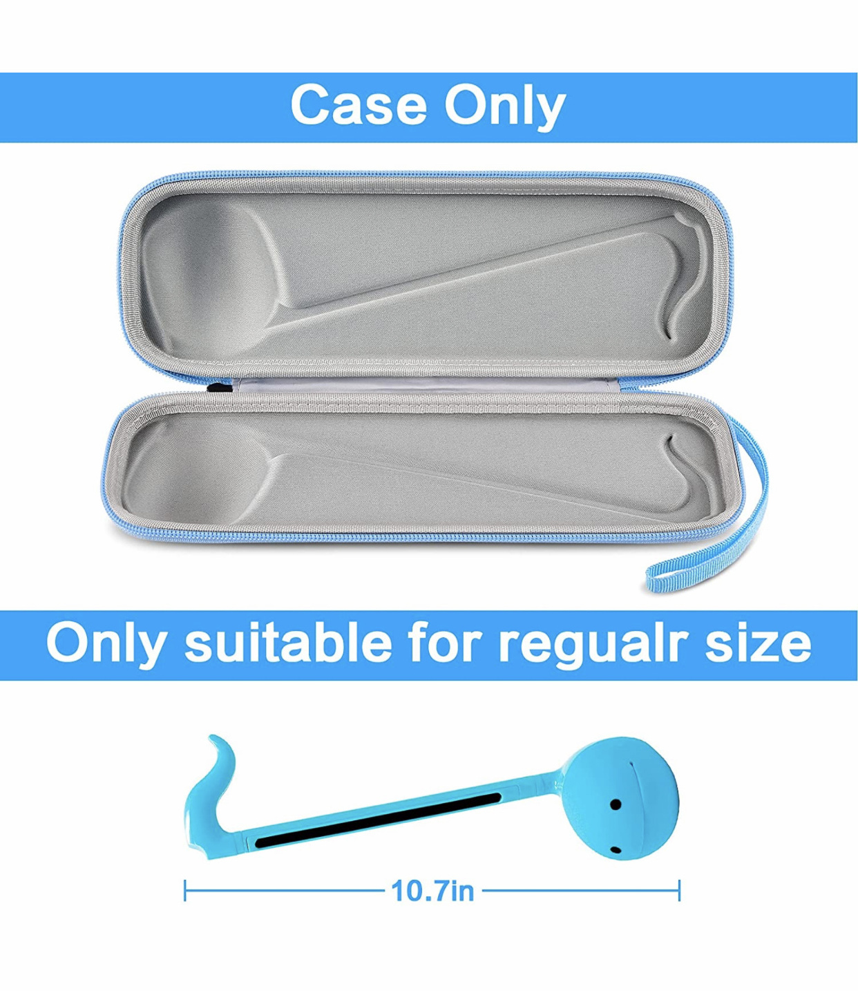 EVA electronic musical instrument case is suitable for the storage case of musical instruments and toys of otamatone normal size