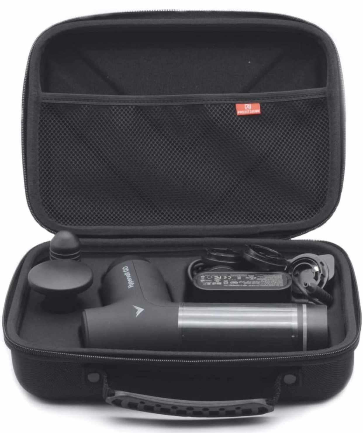 Customized EVA Hard Shell Portable Waterproof Shockproof Massage Gun Case Is Suitable For Hyperice Hypervolt Go Massage Gun Equi