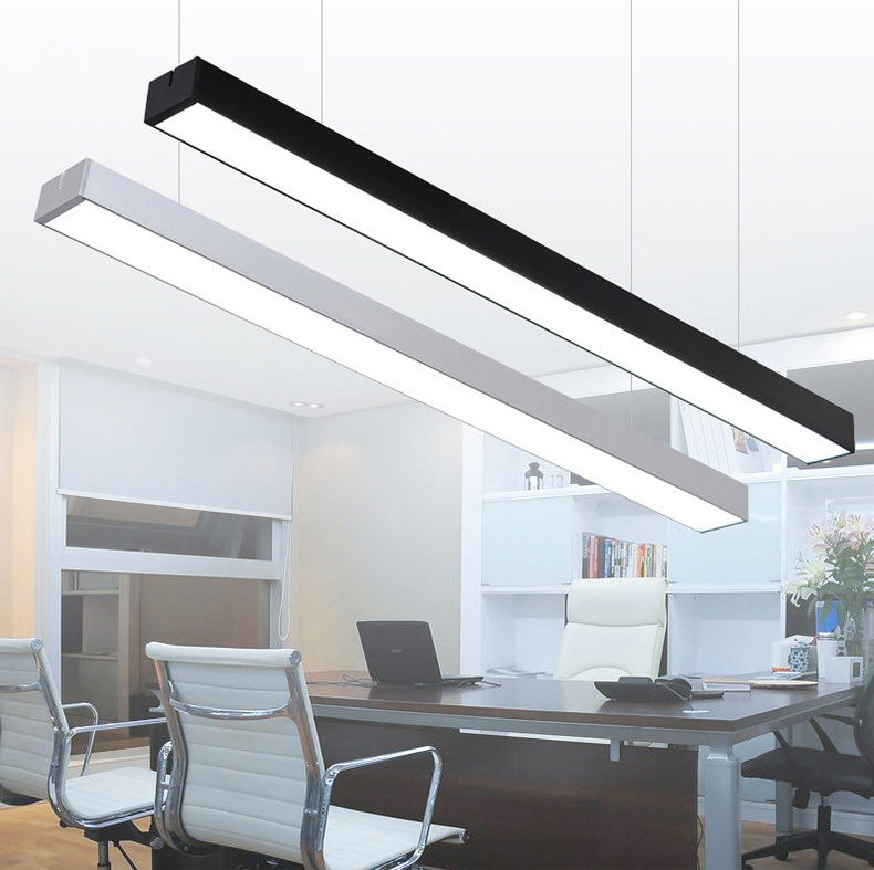 Hot sale project aluminum housing LED tube Lamps suspended linear fixtures 18w 24w 36w led batten light for Office