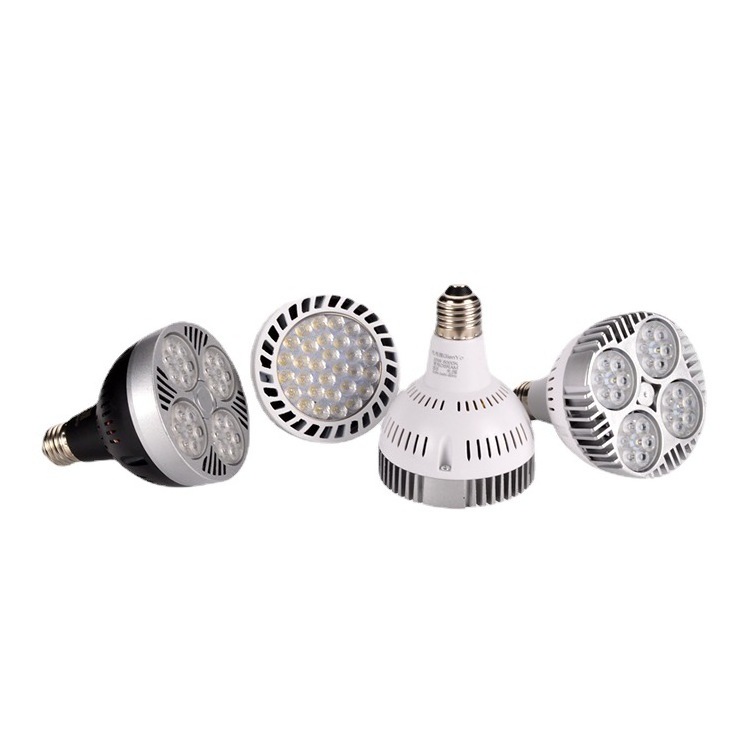 focos spot light 15/25/45/60 degree par30 led 6500k short long neck led dimmable e27 par 30 par 38 light bulbs