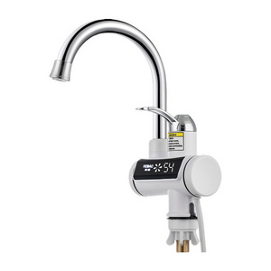 220V 3000W Basin Sink Heating Tap With Temperature Display Instant Electric Water Heater Faucet