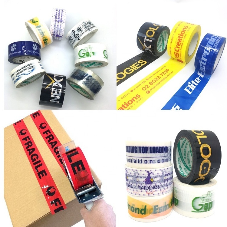 Fragile Logo Custom Tape Adhesive Waterproof Sticky For Sealing And Packing