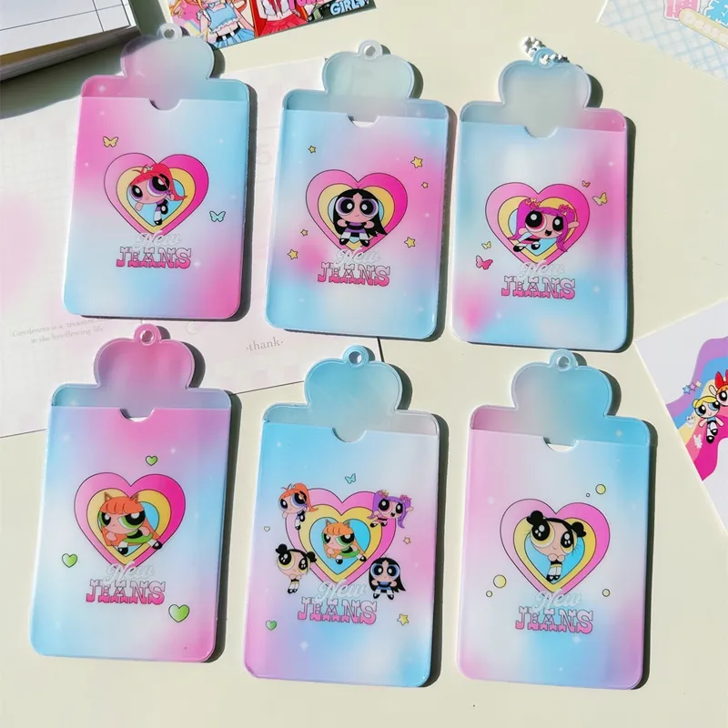 Low MOQ PVC Keyring Album Personalised Custom Original Photo Card Keychain Kpop Photocard Holder Sleeves