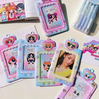 Low MOQ PVC Keyring Album Personalised Custom Original Photo Card Keychain Kpop Photocard Holder Sleeves