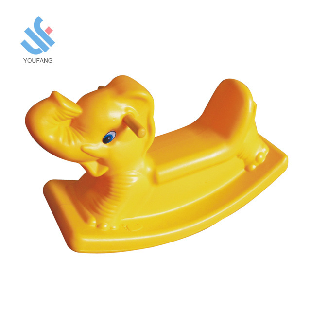 YF-08011 be well received high quality small baby indoor outdoor playground equipment plastic rider toy children rocking horse