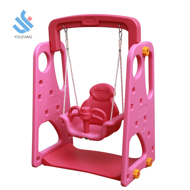 YF-05012 kids indoor plastic swing chair setsingle toddler swing indoor playground equipment swing chair