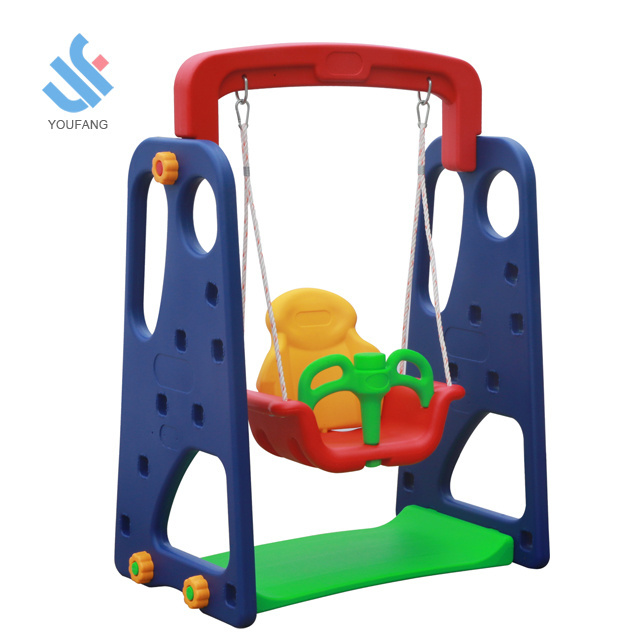 YF-05012 kids indoor plastic swing chair setsingle toddler swing indoor playground equipment swing chair