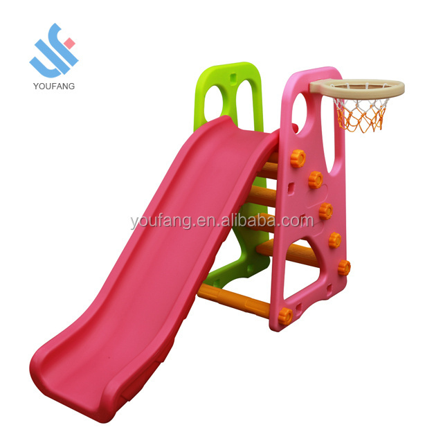 YF-05022 funny preschool slide set home children play game plastic step slide indoor playground equipment children plastic slide