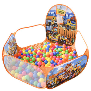 YF-L0590 children kids polyester material ocean ball pit pool game play pop up tent ball pit with hoop kids ball pool tent