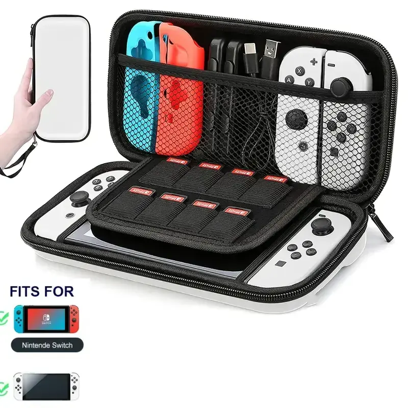 oem factory Large Capacity EVA Case for Nintendo Switch OLED Game Console Accessories Custom Hard Carrying Bags Tools Organizer