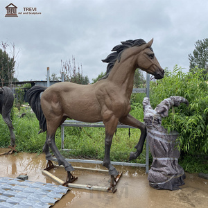 Life Size Carved Large Fiberglass Sculpture Resin Animal Horse Statue For Sale