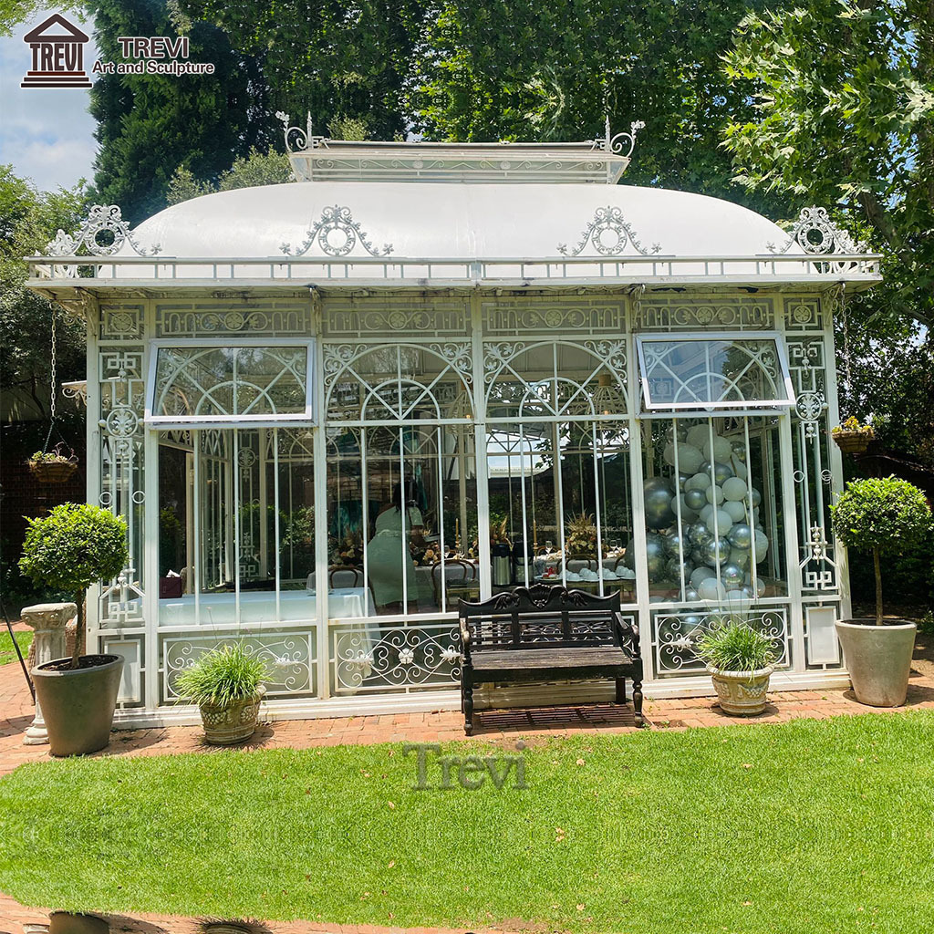 Garden Outdoor Custom Luxury Pavilion Glass House Winter Garden Sunroom