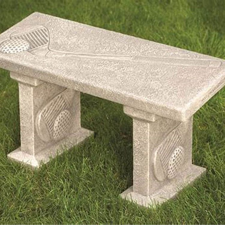 Classic Design Exquisite Small Garden Park Marble Bench