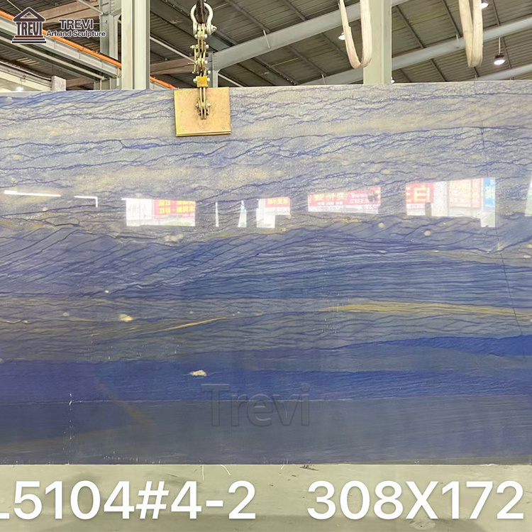 luxury Stone China supplier Blue Sky Transparent Onyx Marble Slab For Sale