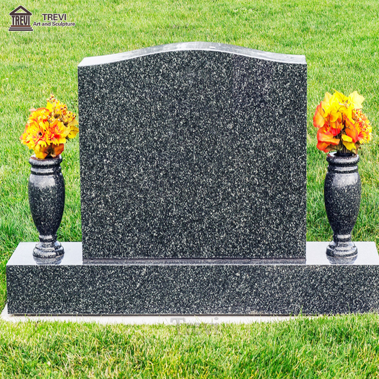 Wholesale Cheap Price Black Granite Grave Stones Tombstones and Flat Cemetery Monuments in Africa Zimbabwe Germany