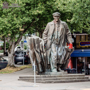 Large Decoration Casting Metal Famous Figure Life Size Bronze Lenin Statue