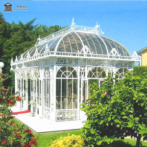 Large Substantial Gargen Wrought Iron Gazebos Cast Iron Gazebos For Sale