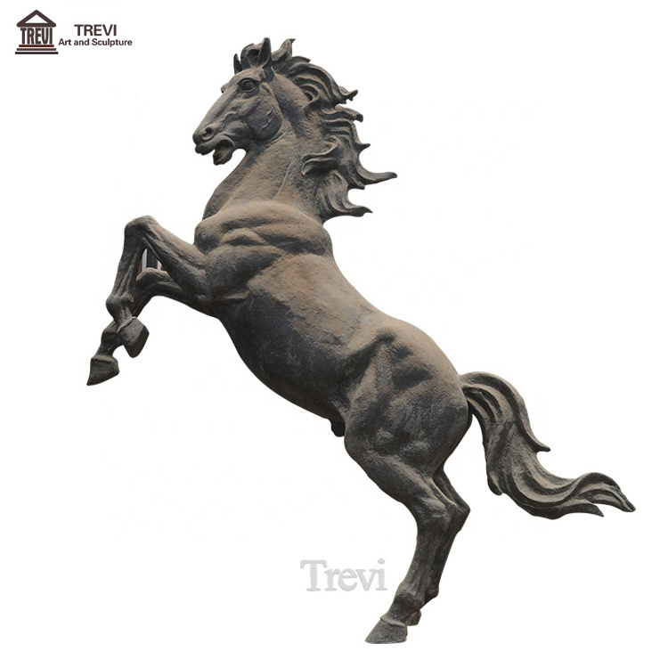 Life Size Carved Large Fiberglass Sculpture Resin Animal Horse Statue For Sale