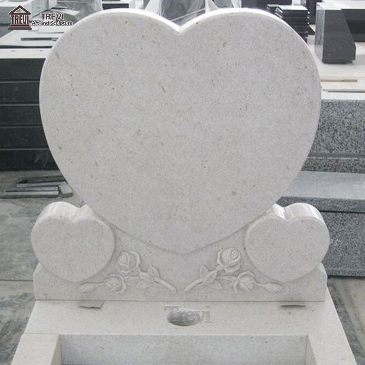 Hand carved Classic White marble Gravestone on Sale