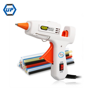 Power Adjustable Hot Melt Glue Gun with 30pc Glue Stick Industrial Mini Guns Thermo Electric Heat Temperature Tool