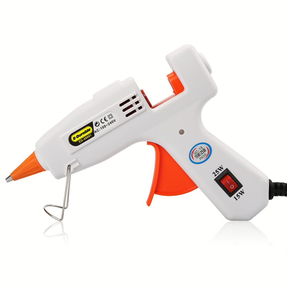 Power Adjustable Hot Melt Glue Gun with 30pc Glue Stick Industrial Mini Guns Thermo Electric Heat Temperature Tool