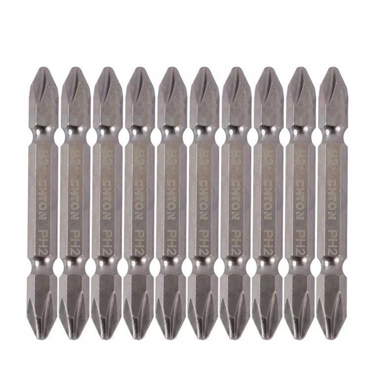 High Quality Double Head Durable Magnetic PH2 screw driver bits 1/4