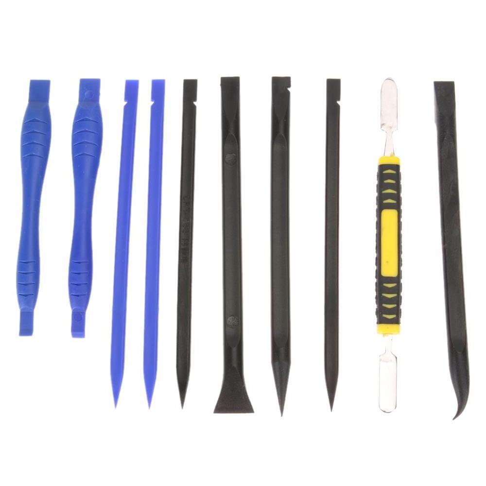 10 in 1 Metal Spudger Set Plastic Prying Open Tool + Picks Mobile Phone Tablets Laptop Repair Tool Kit