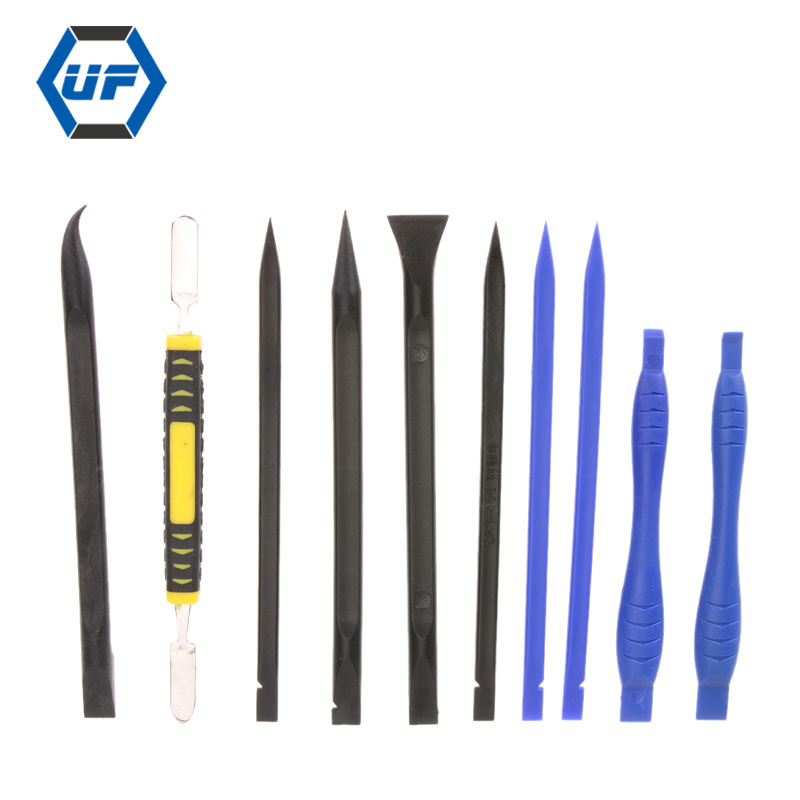 10 in 1 Metal Spudger Set Plastic Prying Open Tool + Picks Mobile Phone Tablets Laptop Repair Tool Kit