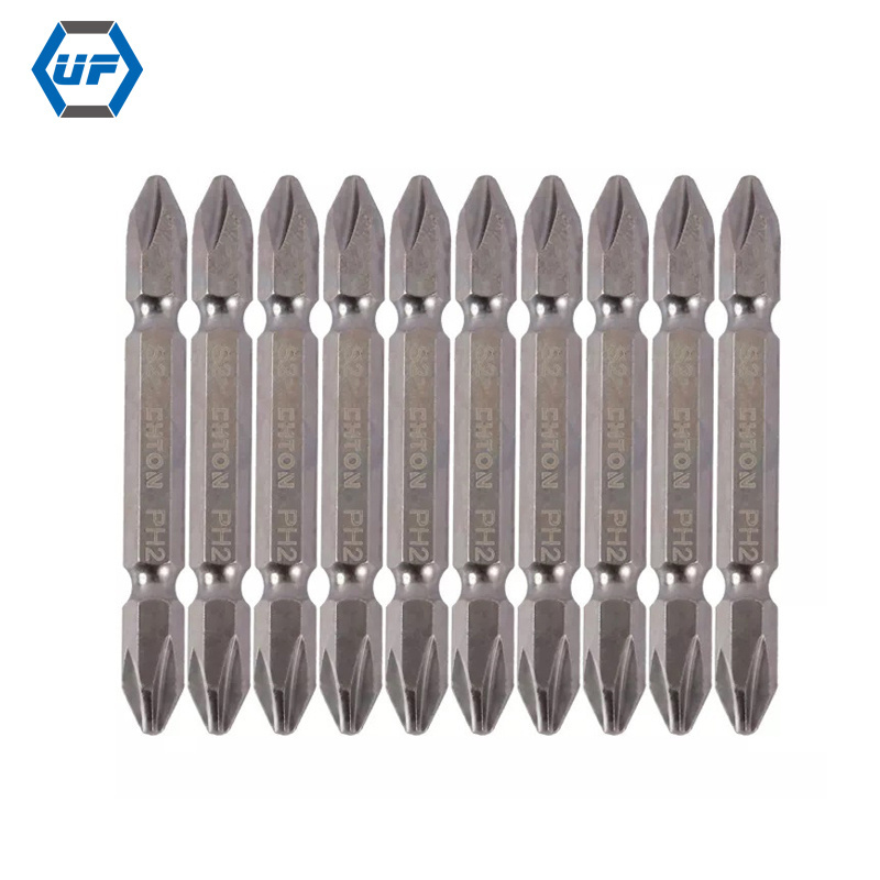 High Quality Double Head Durable Magnetic PH2 screw driver bits 1/4