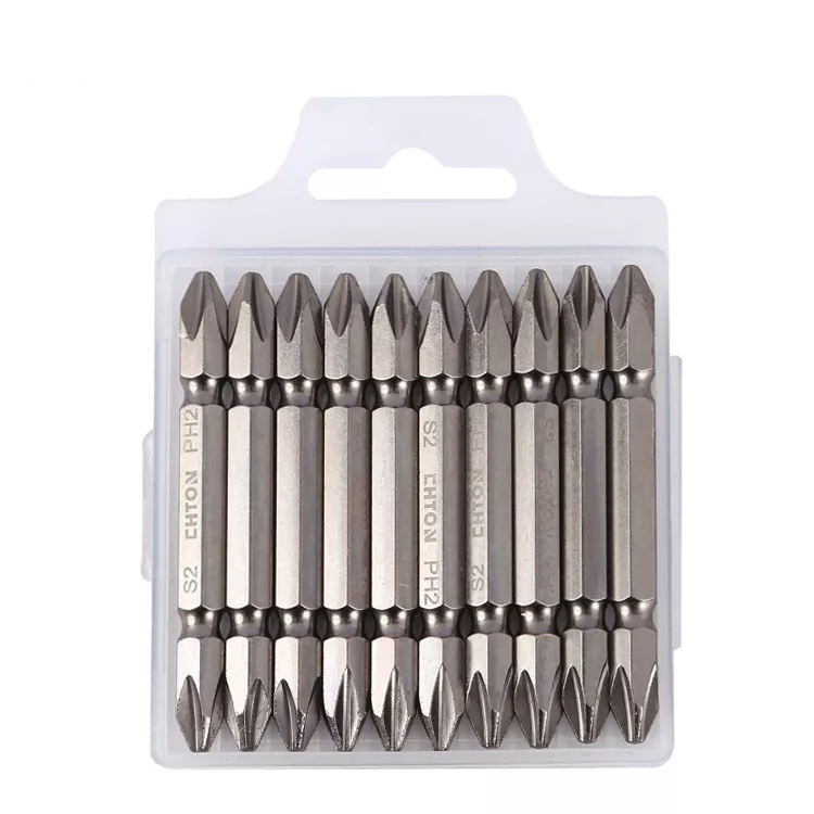 High Quality Double Head Durable Magnetic PH2 screw driver bits 1/4