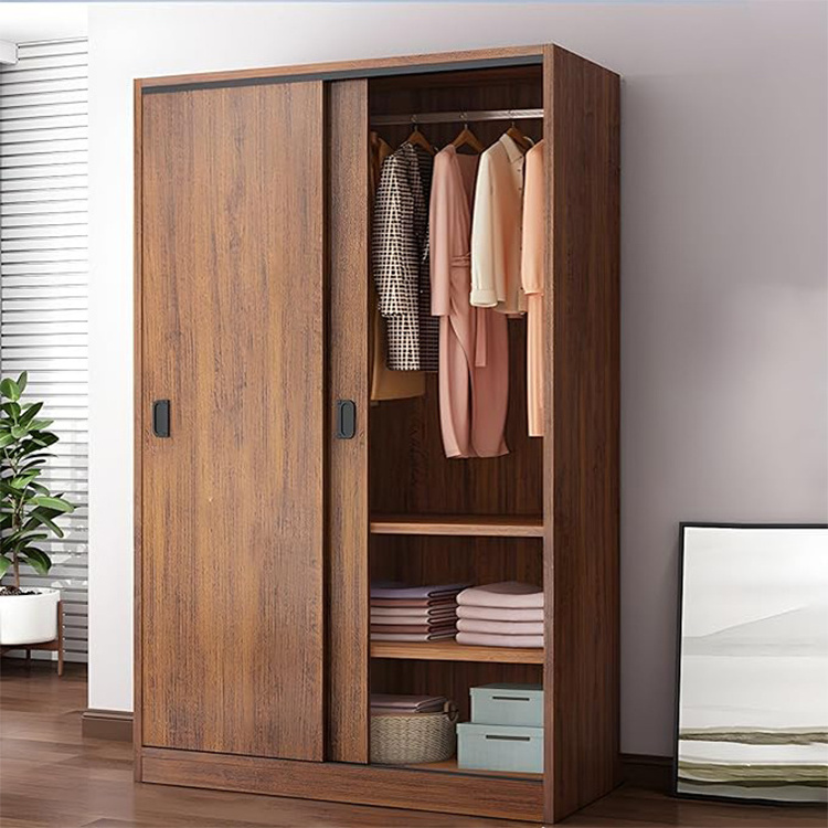 Wholesale Wooden Wardrobe Living Room Steel Wardrobe Large Storage Space Wardrobe Clothes Store Covers