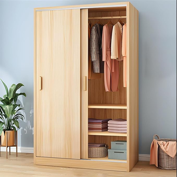 Wholesale Wooden Wardrobe Living Room Steel Wardrobe Large Storage Space Wardrobe Clothes Store Covers