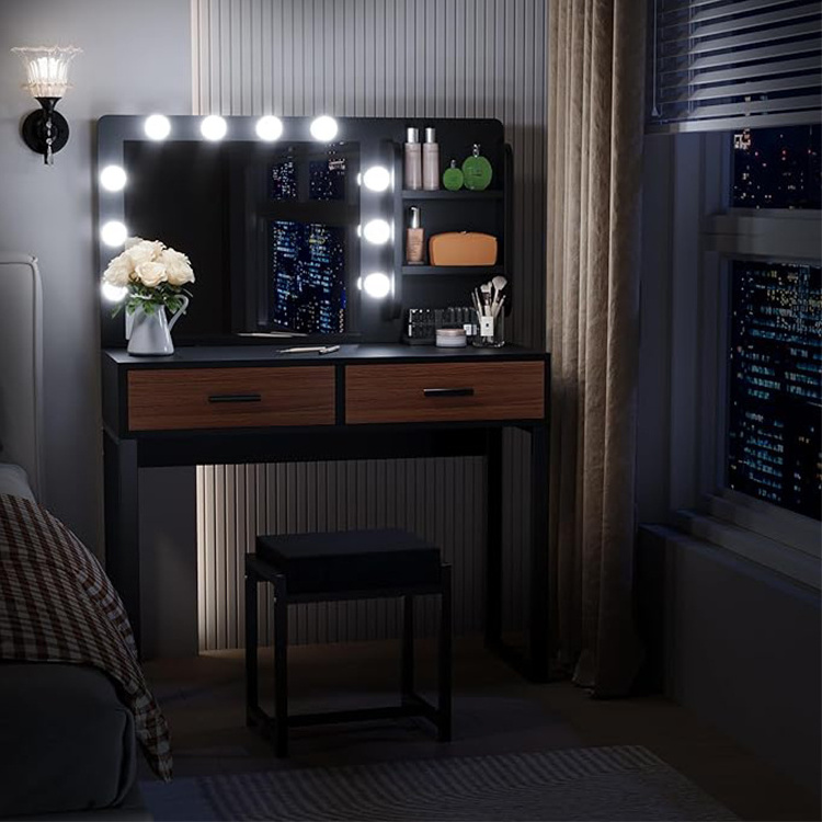 Vanity Mirror Dressing Table Dressing Less Space Table Pictures Bedroom Black Dressing Table With Mirror And Drawers